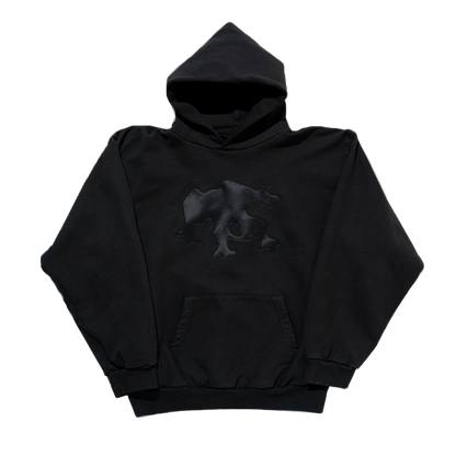 BLACK FROG HOODIE