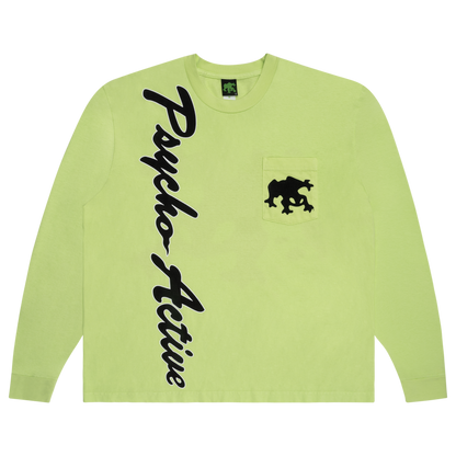 SCRIPT POCKET TEE LONG SLEEVE