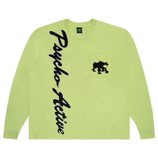 SCRIPT POCKET TEE LONG SLEEVE